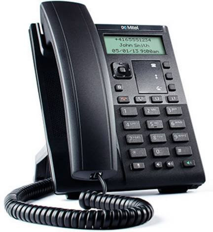 Mitel 6863i VoIP SIP Telefon Schwarz mit LC-Display, Hands-free und Caller-ID - Bild 2