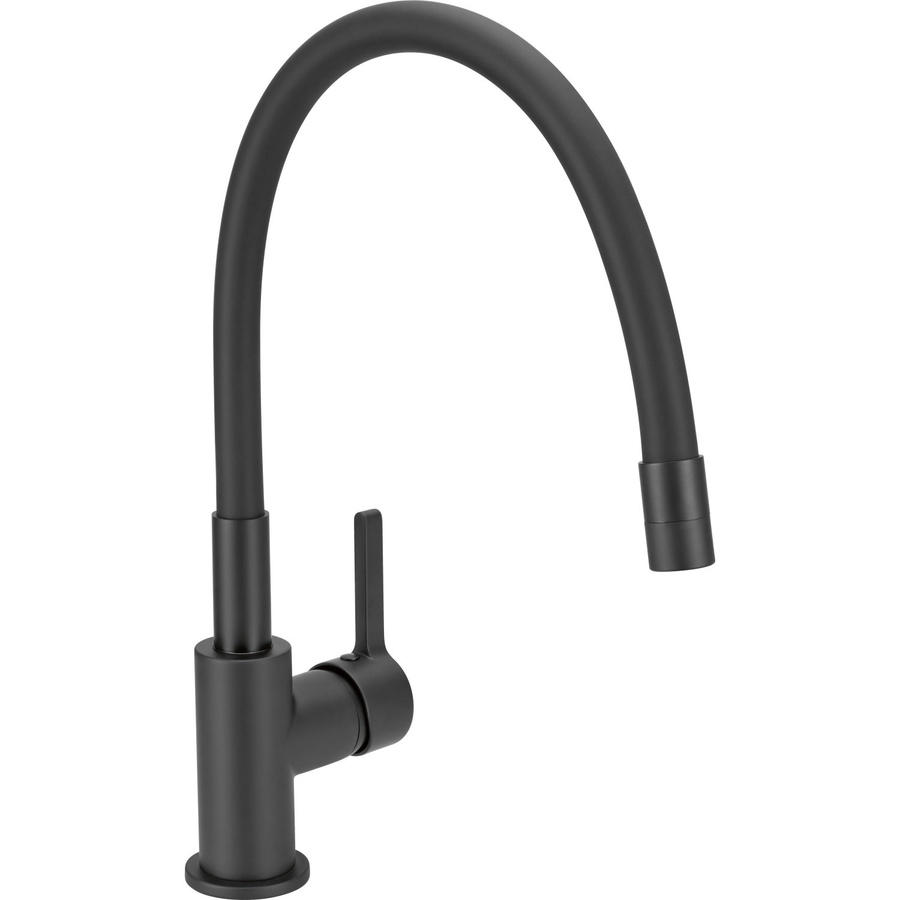 baliv Küchenarmatur KI-1101 Einhebelmischer mit schwenkbarem Auslauf in Schwarz Matt und Wassersparfunktion - Bild 2