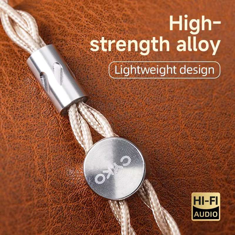 CYKO 4-adriges HiFi-Upgrade-Kabel aus versilbertem OCC mit 3,5 mm Jack und vergoldeten symmetrischen Steckern für Sony In-Ear Kopfhörer - Bild 5