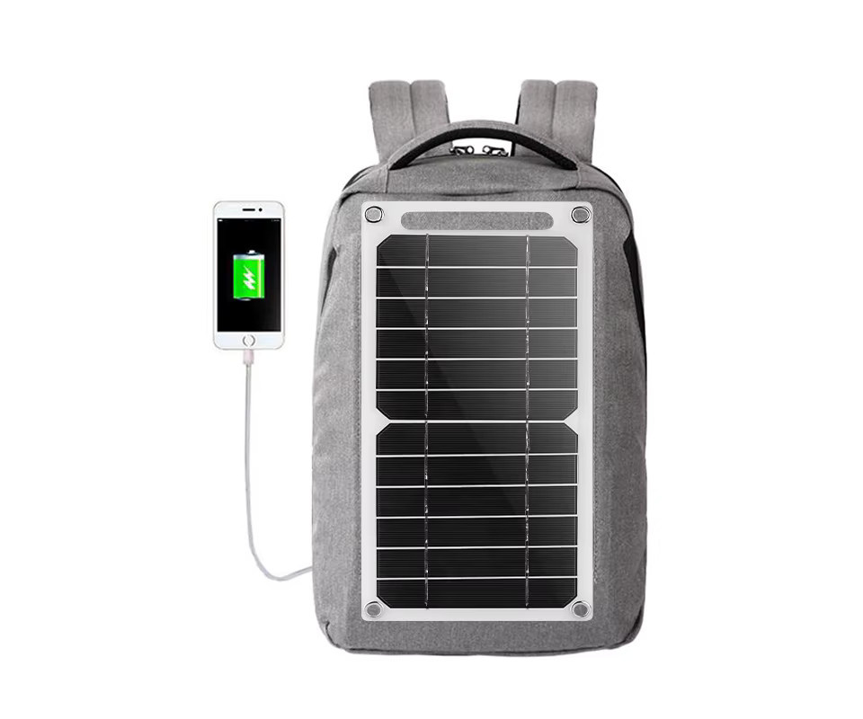 Solarpanel-System mit USB 5V für das Aufladen von Powerbanks, Mobiltelefonen und Tablets beim Camping und Outdoor-Einsatz - Bild 2