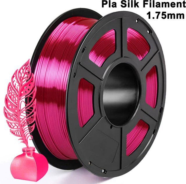 3D Maliang PLA Filament Seidenrosen in Pink, Durchmesser: 1,75 mm - Bild 1