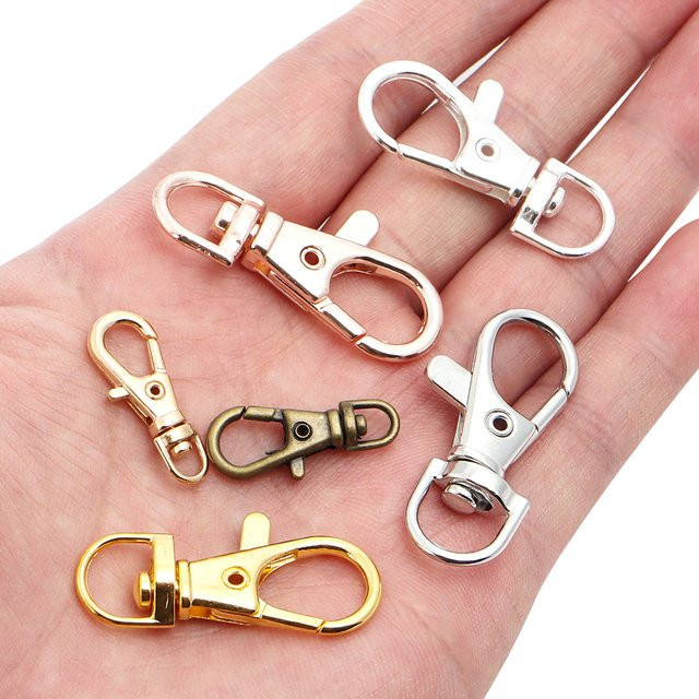 Karabiner Haken Legierung, 10 Stück, Schlüsselring, Schmuck Zubehör - Bild 1