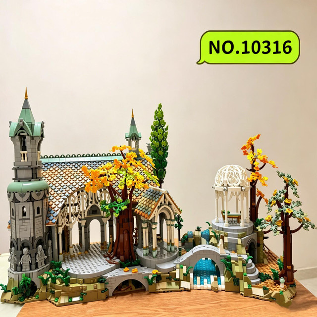 Hot Toys Elben-Heiligtum Mystisches Ringtal, Bausteine, 6167 Teile - Bild 1