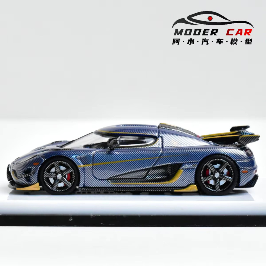 CMB Agera Rs Diecast-Modellauto, 1:64, Blau, Metall - Bild 2