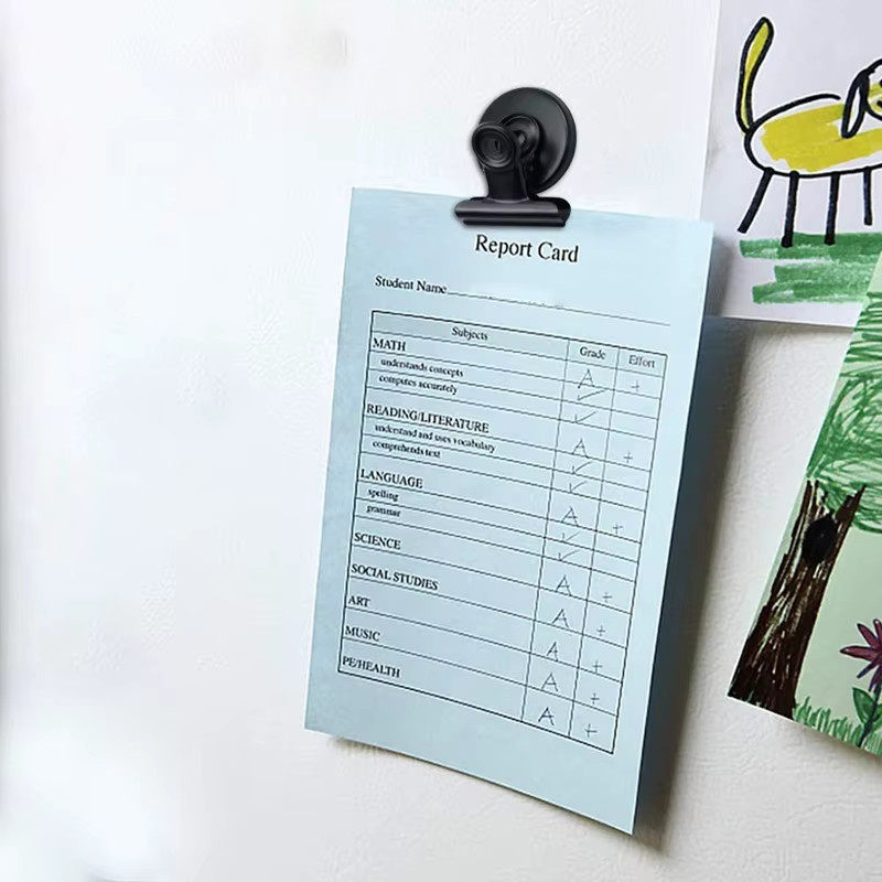 5 Stück magnetische Clips in Grün für Kühlschrank und Whiteboard - Bild 4