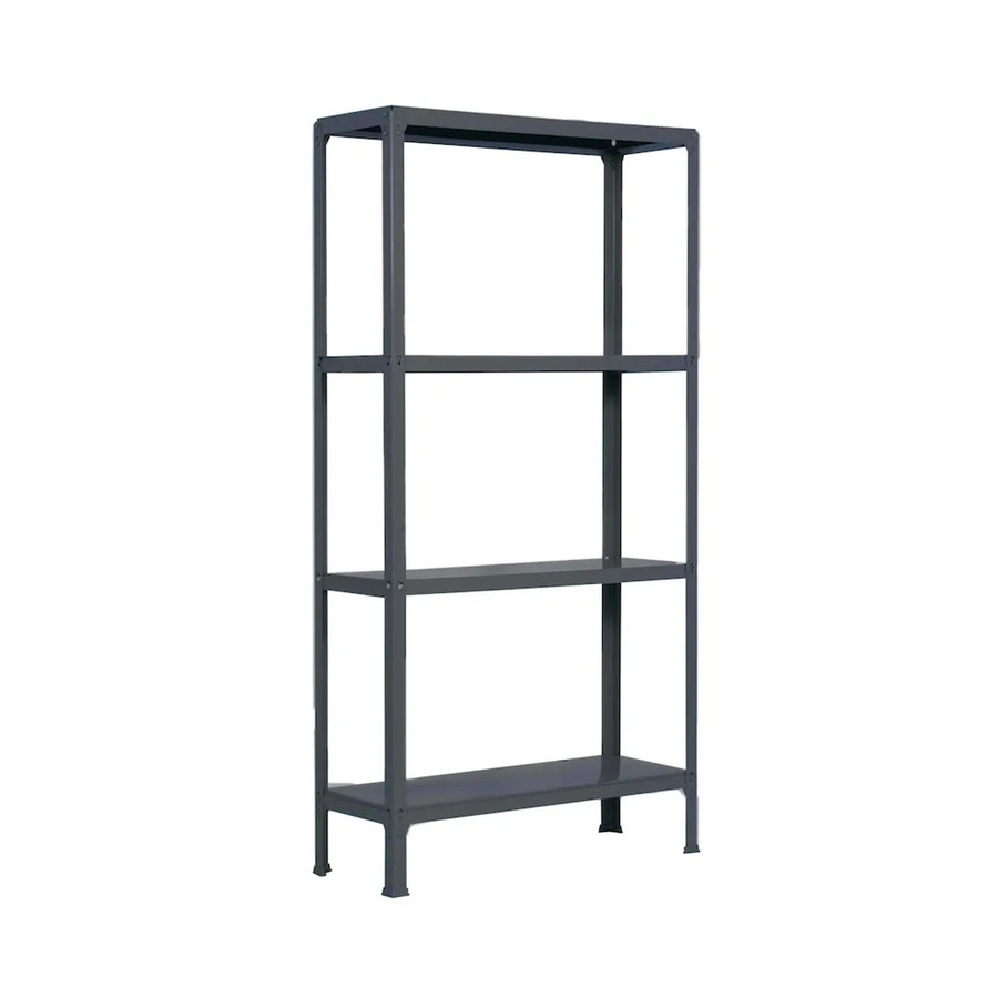 PROREGAL Wohnregal Living Koala aus Metall mit 4 Fachböden in Anthrazit, H x B x T: 160 x 100 x 30 cm - Bild 2