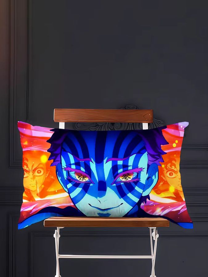 Sanrio Anime Kunst Kissenbezug D-Demon S-Slayer Multicolor, rechteckiger Kissenbezug für Sofa und Wohnzimmer - Bild 7