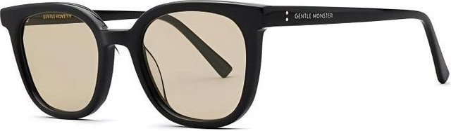 Gentle Monster Tomy Sonnenbrille, Vollrand, Square, Acetat, Unisex, Schwarz Braun Beige - Bild 1