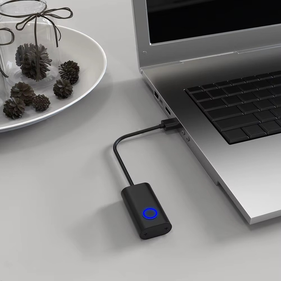 ALLOET 2-in-1 USB Typ-C Mausbeweger mit Ein/Aus-Schalter, Mausbewegungssimulator in Schwarz - Bild 3