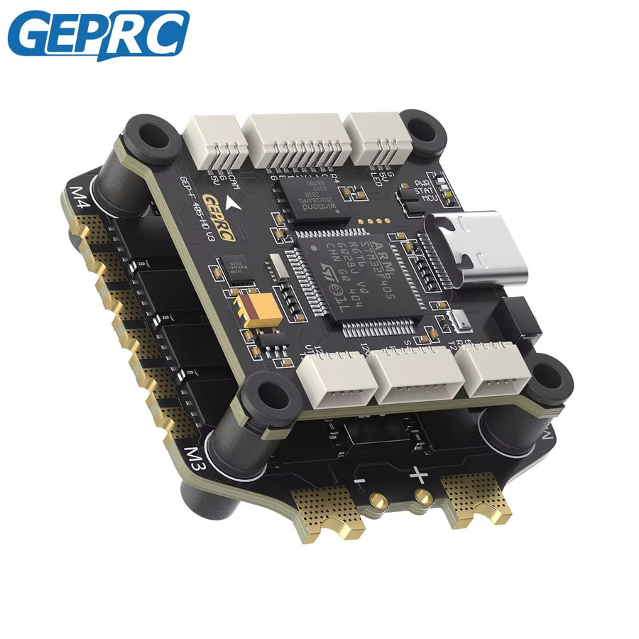 GEPRC TAKER F405 BLS Flight Stack mit GEP-F405-HD Flight Controller und TAKER H60_BLS 60A 4in1 ESC in Schwarz für Drohnen - Bild 2