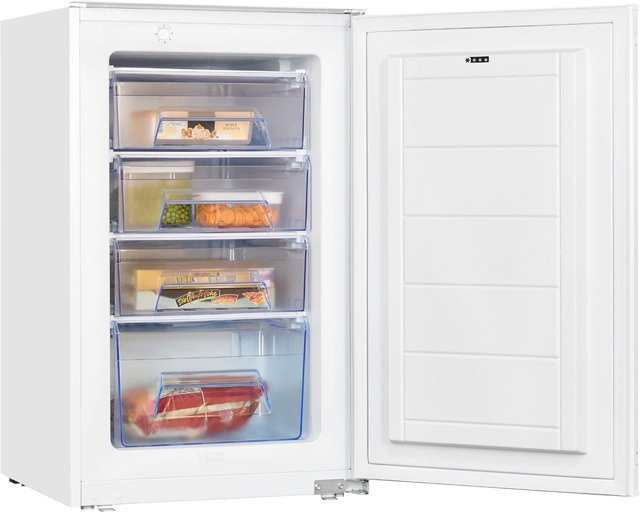 Exquisit Einbau-Gefrierschrank EGS 101-080E in Weiß - Bild 1
