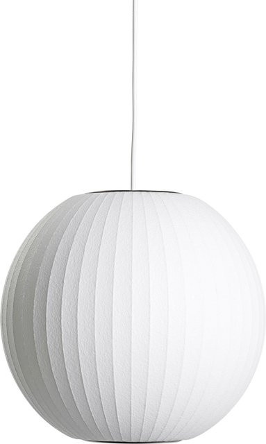 HAY Nelson Ball Bubble Pendelleuchte in Weiß aus Papier mit E27 Fassung - Bild 1