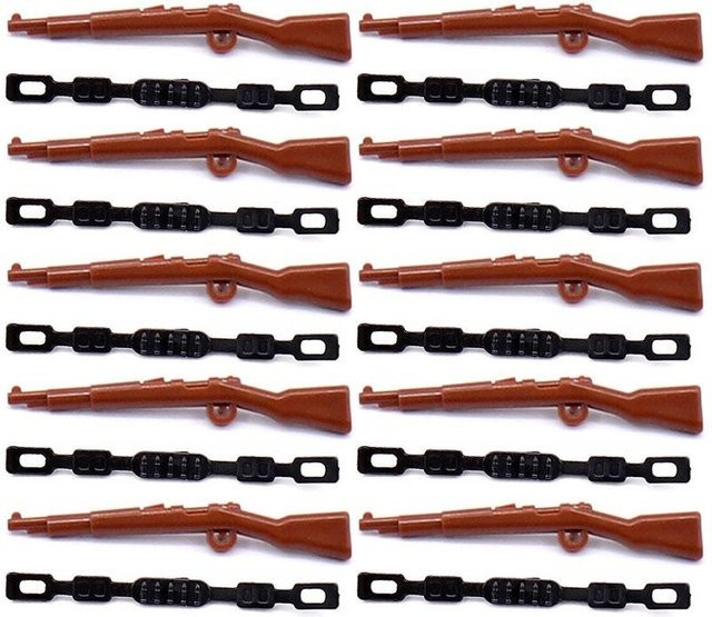 LEGO Militär 98K Gewehr Waffengurt, Zubehör, 10-teiliges Set - Bild 1