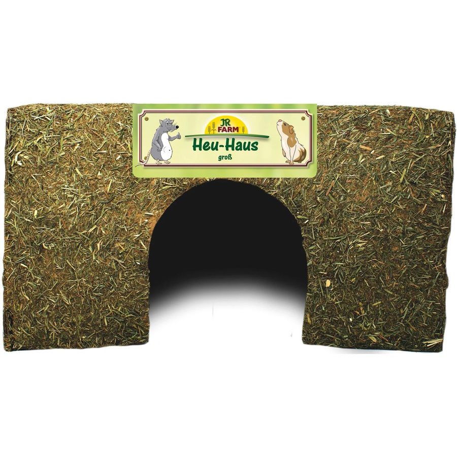 JR Farm Nagetier-Heu-Haus Groß, 500 g, B: 21 cm, T: 37 cm, H: 24 cm - Bild 2