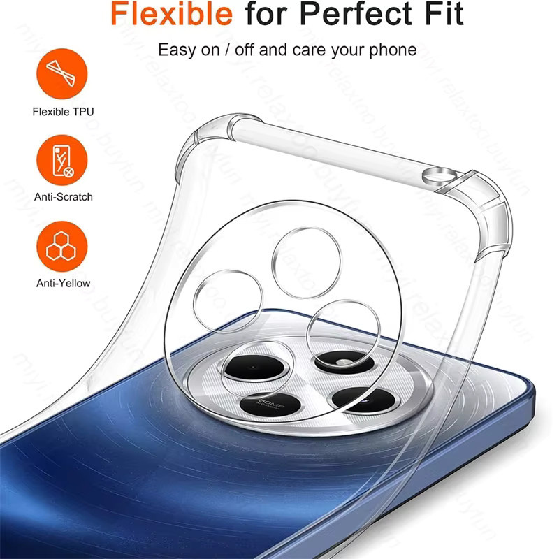 Stoßfeste transparente Silikonhülle für Xiaomi Redmi 14C und Poco C75 - Bild 6