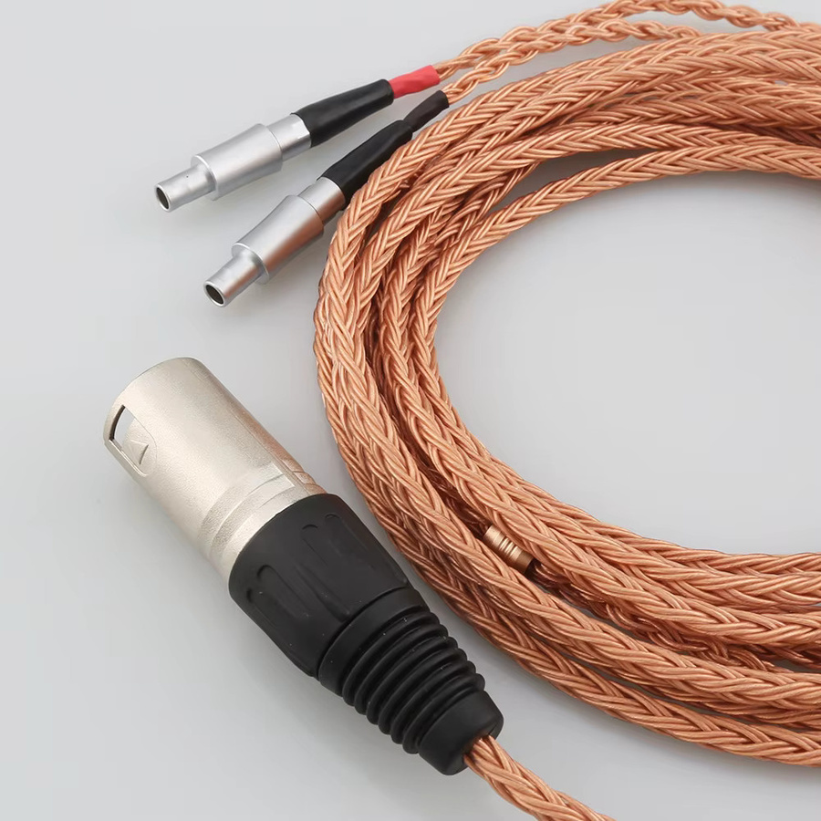 Sennheiser Kopfhörer-Upgrade-Kabel 7N OCC symmetrisch mit 4,4 mm XLR für HD800, HD800s, HD820s und HD820 in Braun, 16-adrig - Bild 2