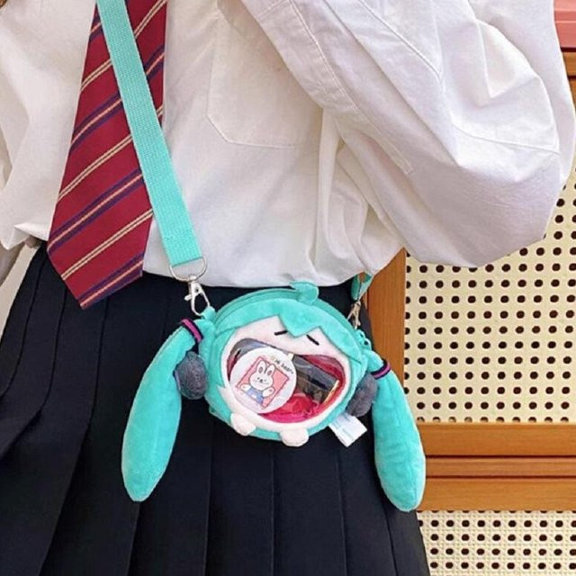 Fashnics Hatsune Miku Plüsch Stofftier Puppe, Blau, ab 14 Jahren - Bild 1