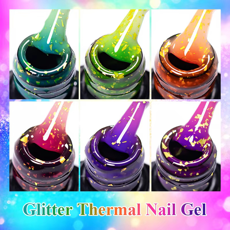 Mtssii Gel-Nagellack Goldfolie Metallic, 7 ml - Bild 4