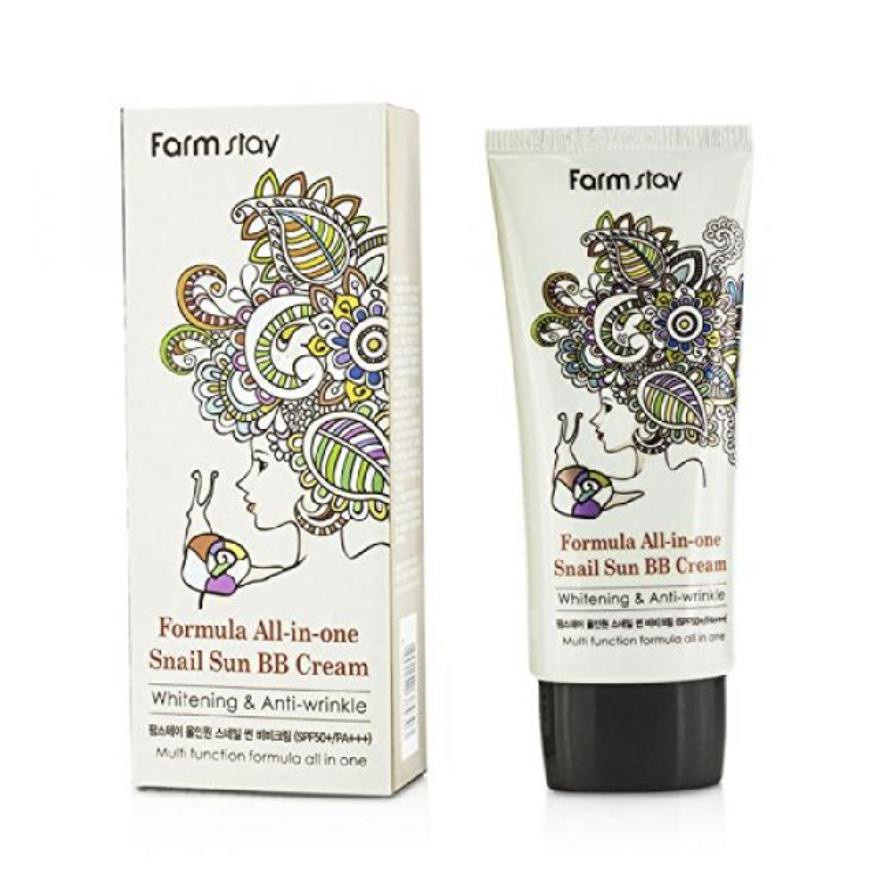 FARM STAY Formula All In One Snail Sun BB Cream SPF50+, 50 g, Unisex - Bild 2