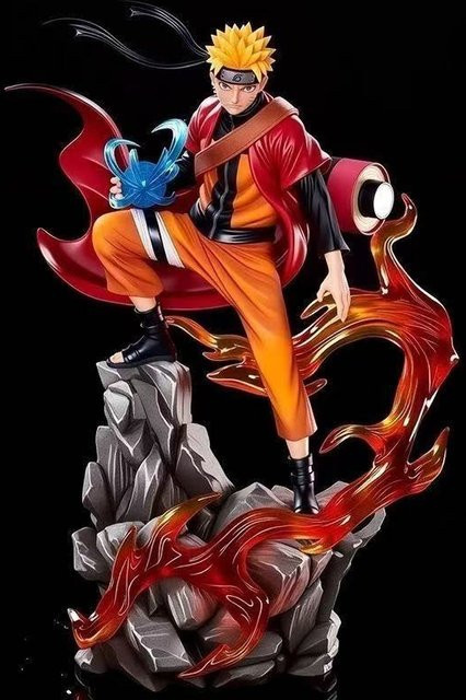 Yiran toy 1 Naruto Actionfigur Naruto Uzumaki Uchiha Sasuke PVC Statue - Bild 1