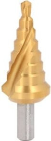 KS Tools HSS-TiN Stufenbohrer in Gold, Ø 6-26,8 mm, 8 Stufen - Bild 1