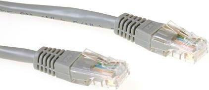 ACT CAT6 U/UTP Ethernet LAN Patchkabel mit RJ45-Steckern, Grau, 30 m - Bild 1
