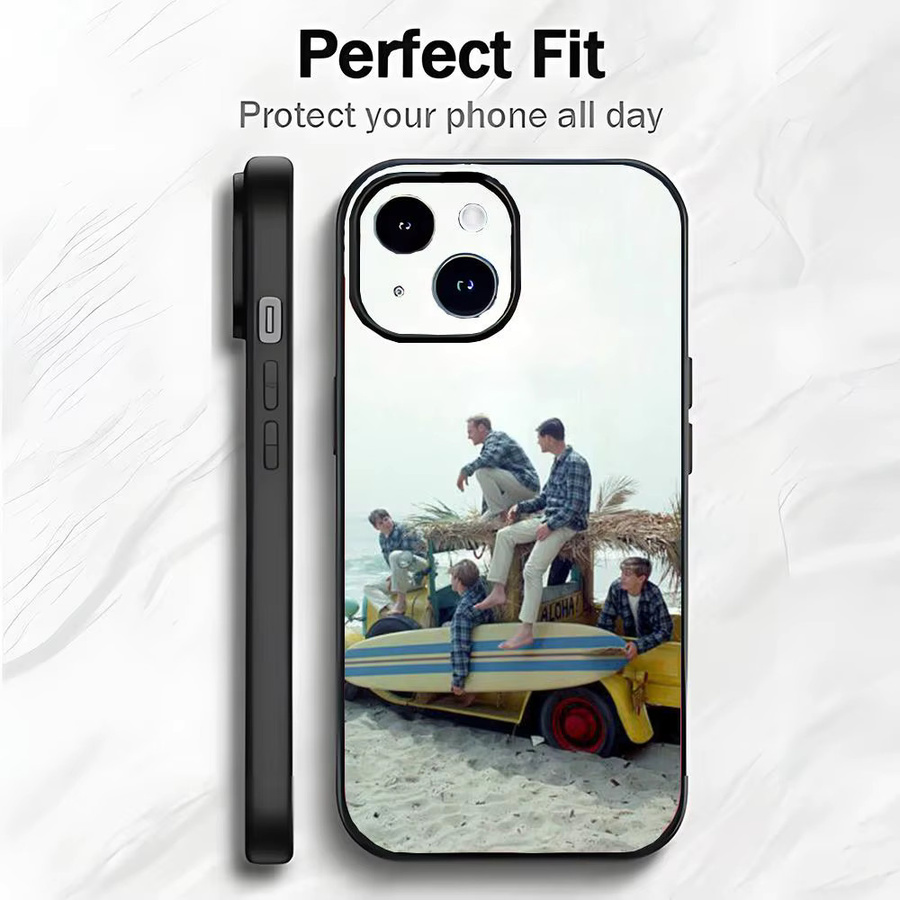Handyhülle The Beach Boys Vintage Design für iPhone 17 16 15 14 Pro Max in Schwarz und Multicolour - Bild 2