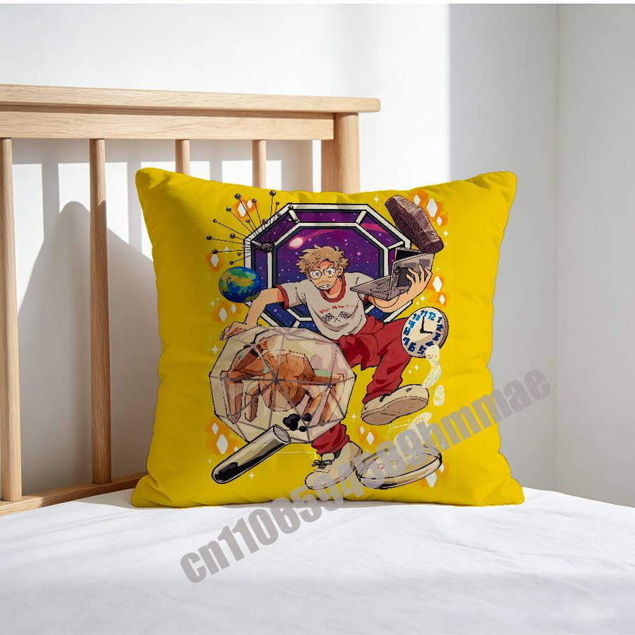 Kissenbezug P-Project Hail Mary Ryland Grace Rocky in Multicolor, Peach Skin Material, B/T/H: 45 x 45 cm oder 40 x 40 cm oder 18 x 18 cm - Bild 3
