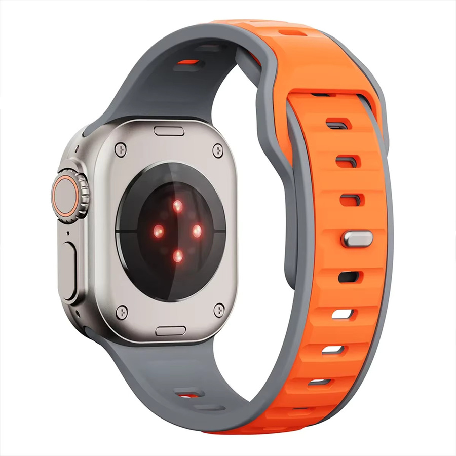 CAOWTAN Uhrenarmband Silikon, zweifarbig, Unisex - Bild 3