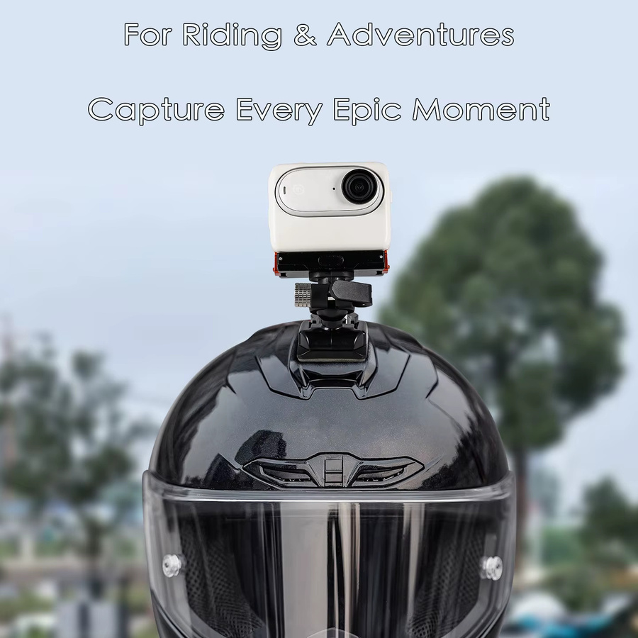 FEICHAO Magnetische Kamera-Halterung mit Schnellverschluss-Schnallenbasis und 360-Grad-Drehgelenk in Schwarz für GoPro, Insta360 und DJI Osmo Pocket - Bild 2