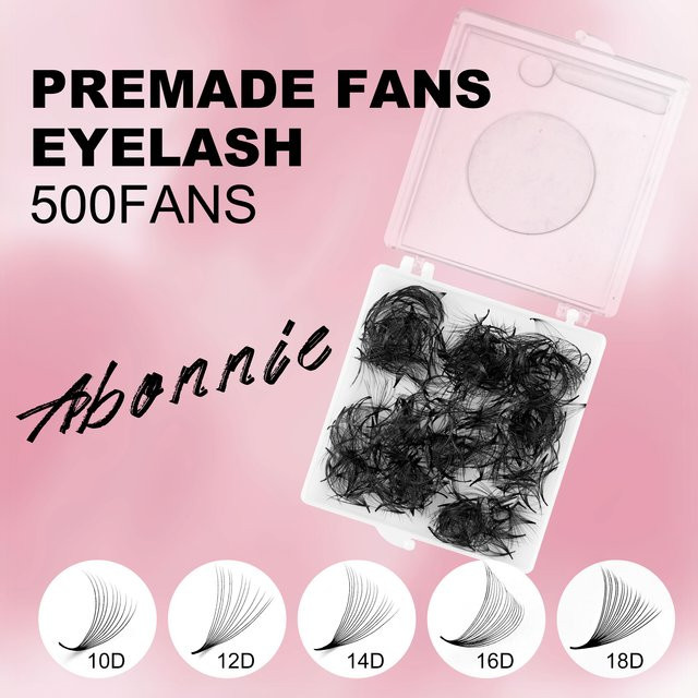 LAKANAKU Volumen-Wimpernfächer, 500 Stück, Unisex - Bild 1