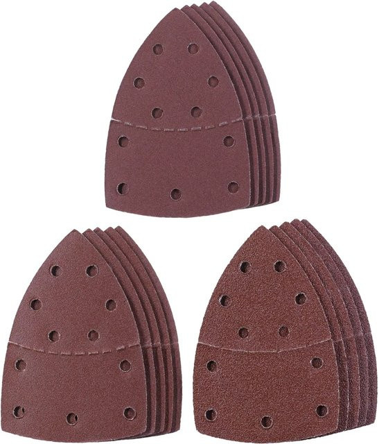 Einhell Q-Stick Schleifdreieck-Set für Multischleifer, 15-teilig, B: 150 mm x T: 100 mm, für Holz und Metall - Bild 1