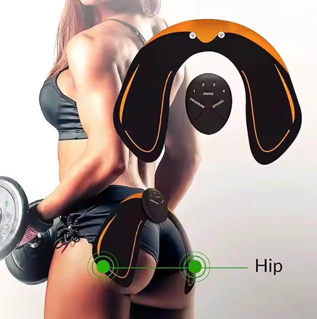 AXH Gesäßmassagegerät & Hüfttrainer, Schwarz - Bild 1