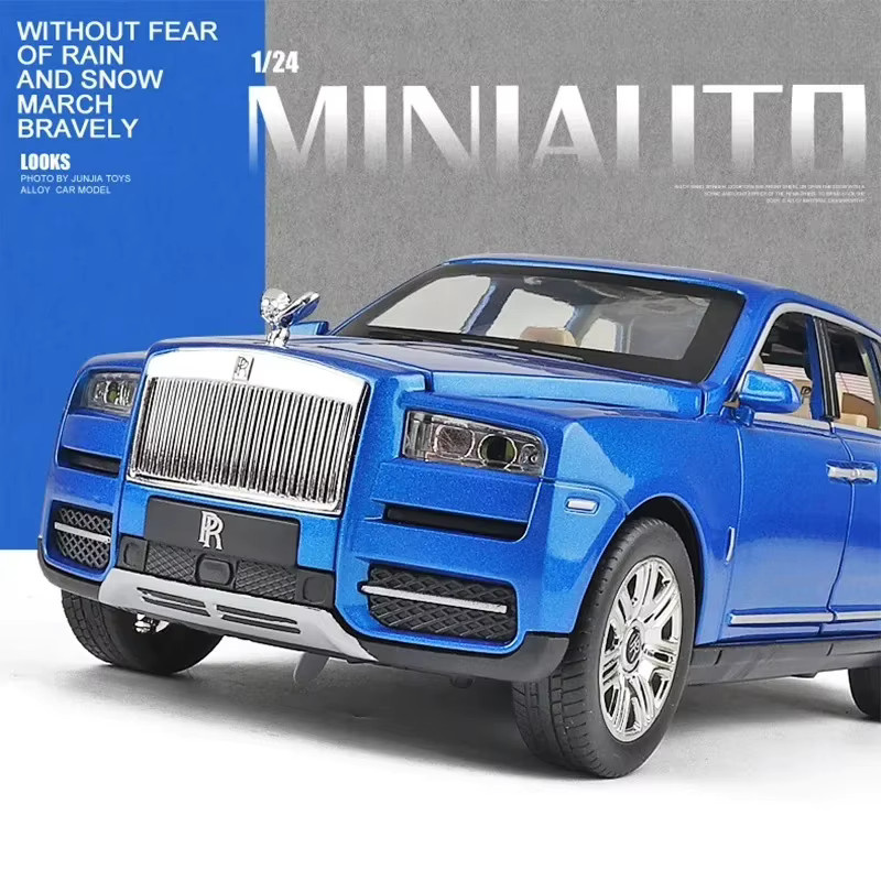 WELLY Cullinan SUV Spielzeugauto-Modell, 1:24, Metall, mit Rückziehfunktion, Sound-Licht-Effekten - Bild 1