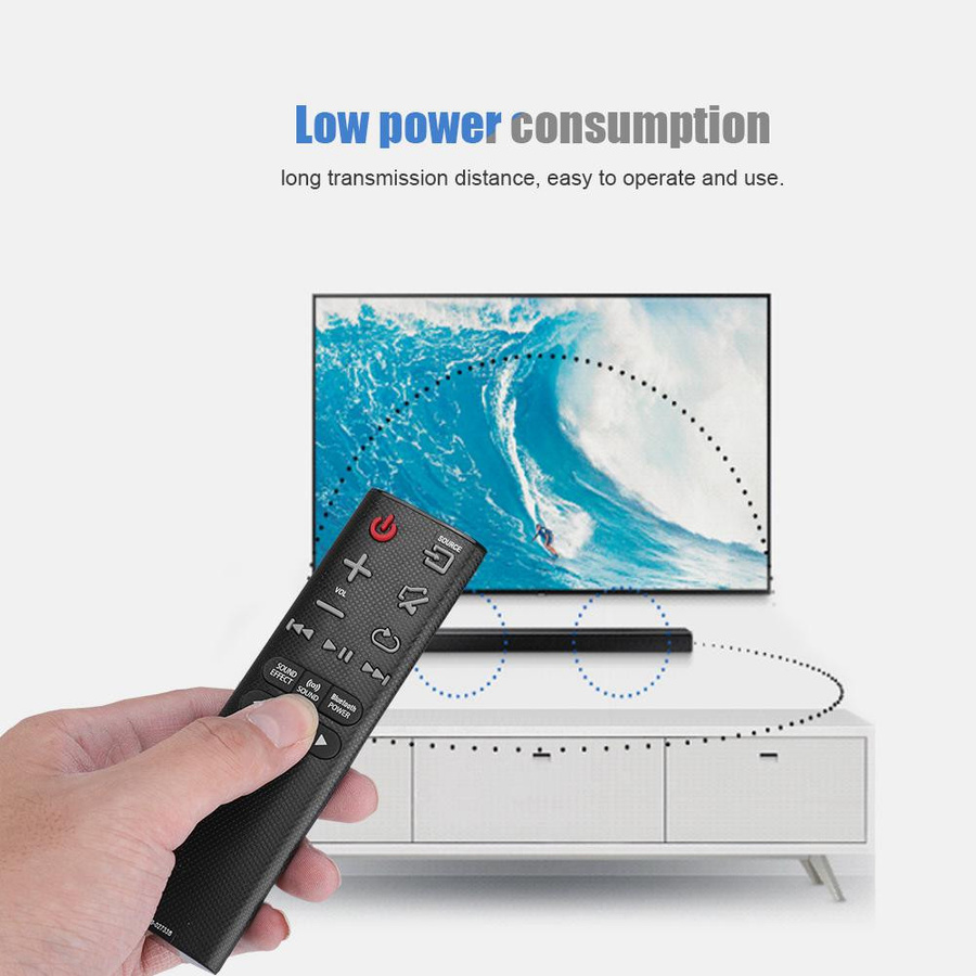 Ersatz-Lautsprecherfernbedienung für Samsung HW-J4000 HW-K360 HW-K450 in Schwarz und Weiß - Bild 4