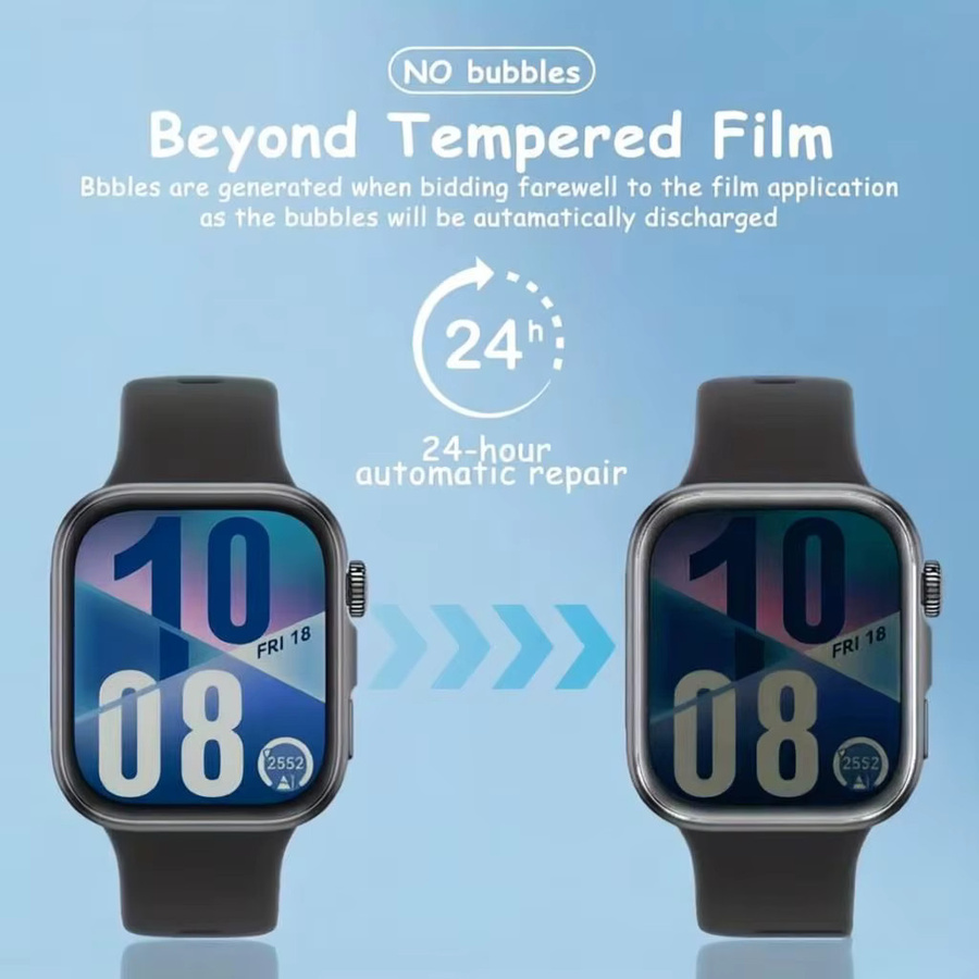Huawei Displayschutzfolie Hydrogel, transparent, Unisex - Bild 4