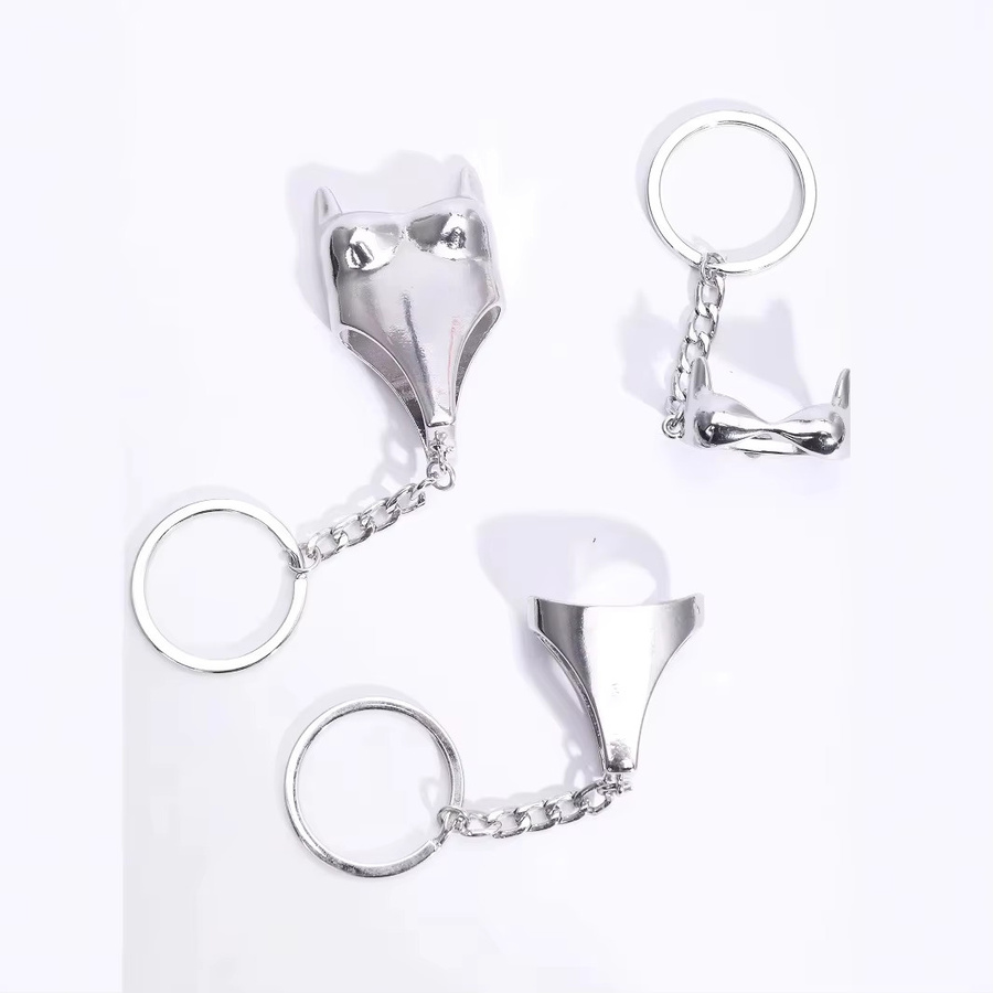 Mini Schlüsselanhänger Feuerzeughalter, Metall, Unisex - Bild 1