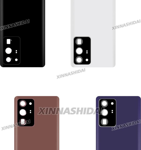 Samsung Galaxy Note 20 Ultra Digitizer-Baugruppe und Display-Ersatzteil mit Batterieabdeckung in Schwarz - Bild 1