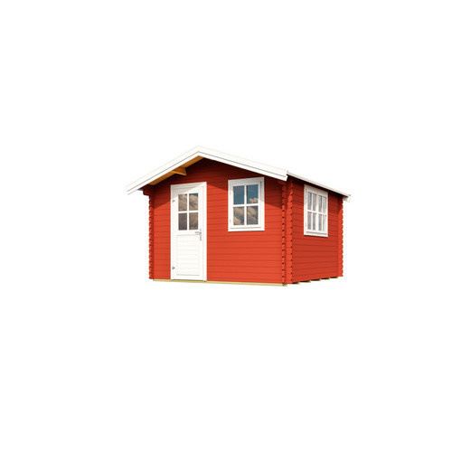 Mr. GARDENER Gartenhaus Spree aus Holz in Rot, B/H/T: 339,6 x 245 x 363 cm - Bild 2