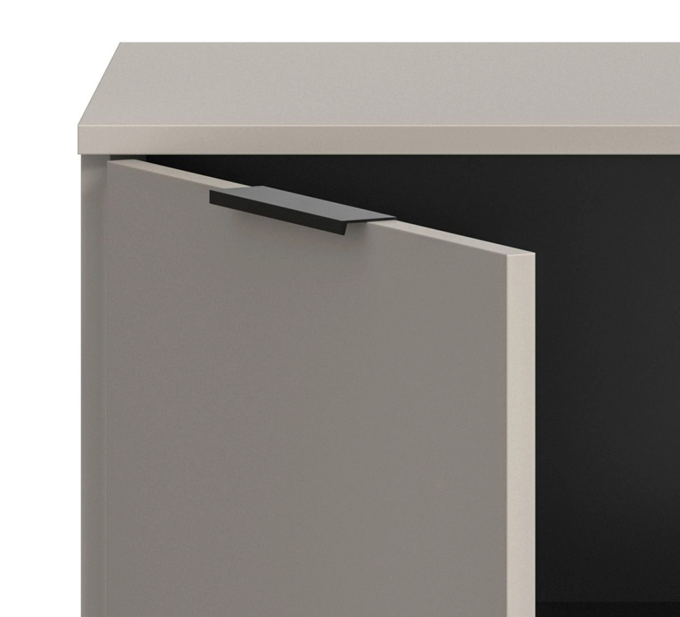 Inn.Furn Highboard Morena in Kaschmir und Schwarz, Breite: 150 cm, Höhe: 112 cm - Bild 4