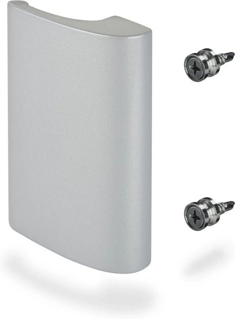 SOTECH Balkontürgriff SEJA aus Aluminium in Silber matt mit verdeckter Verschraubung, B/H/T: 82 x 52,5 x 20 mm, BA 48 mm - Bild 1