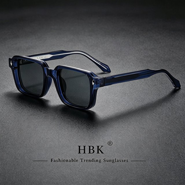 HBK Sonnenbrille, Quadratisch, Vollrand, Unisex, Kunststoff - Bild 1