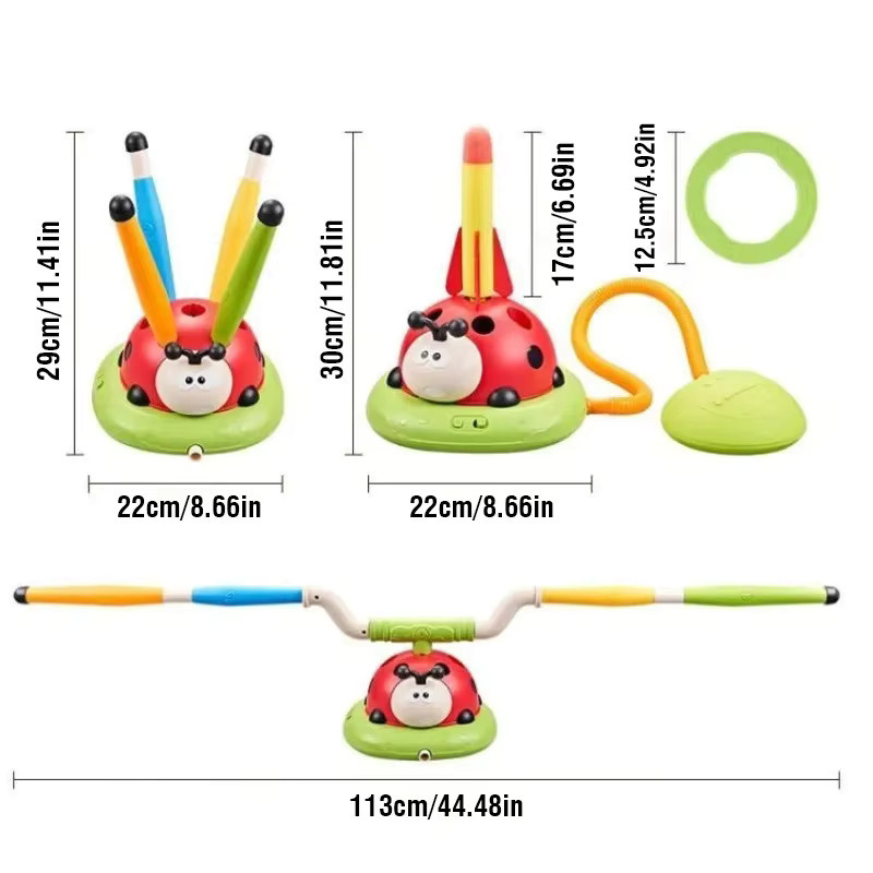 Kmoist Springseil, 3-in-1 Lernspielzeug, mit Sound, Gelb, Bunt / Mehrfarbig - Bild 3