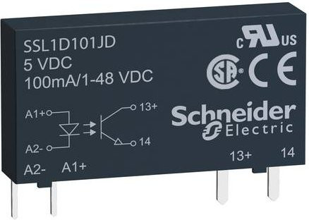 Schneider Electric Halbleiterrelais SSL1D101JD Schwarz 12er Pack - Bild 1