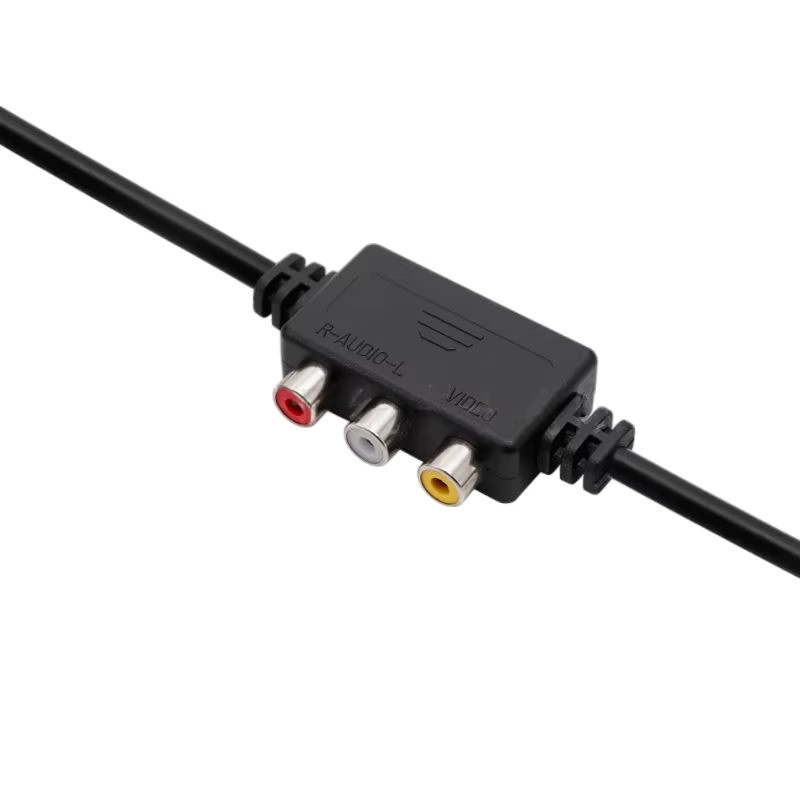 OULLX Scart Kabel Splitter für Sega DC128 zur AV Konvertierung mit RCA Audio Video Anschluss in Schwarz - Bild 4