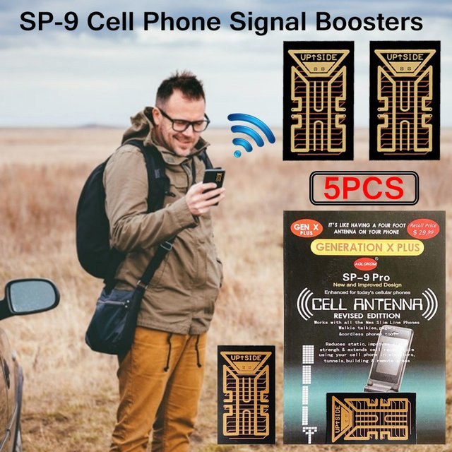 Tragbare Antennen-Aufkleber zur Handy-Signalverbesserung für Smartphones für Camping und Verstärker - Bild 1