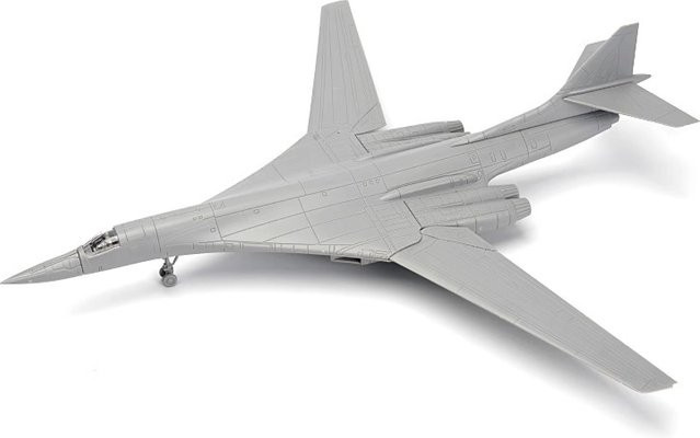 GRAPMAN 4D Russischer Tu-160 Blackjack White Swan Long Range Strategic Bomber, Modell, 1:144 - Bild 1