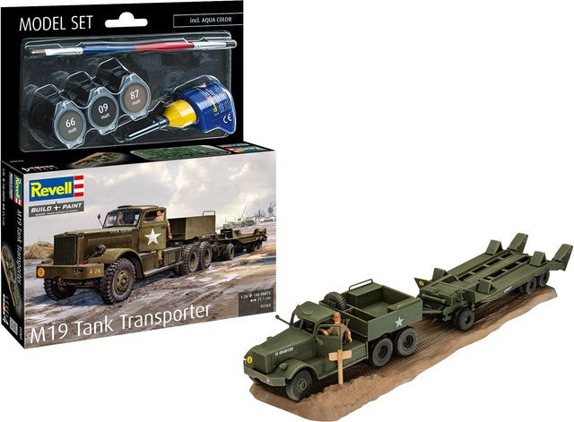 Revell M19 Tank Transporter, Modellset, 1:76 - Bild 2
