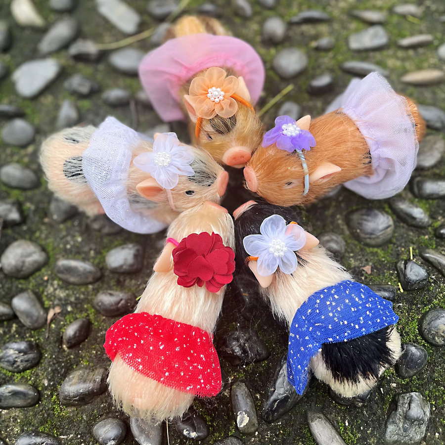 AnjoDoll Silikon Ferkel Reborn Puppe, Mini Tierfigur, 1-teiliges Set - Bild 2