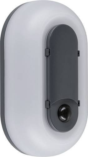 Paulmann LED-Außenwandleuchte mit Bewegungsmelder in Anthrazit und Weiß, 18.5W, IP65, IK10 - Bild 1